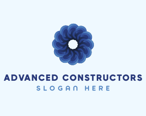 Blue Flower Garden logo design