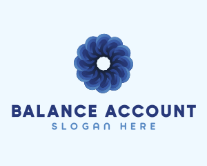 Blue Flower Garden logo design