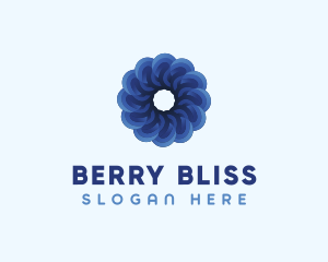 Blue Flower Garden logo design