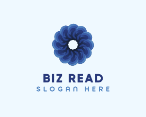 Blue Flower Garden logo design