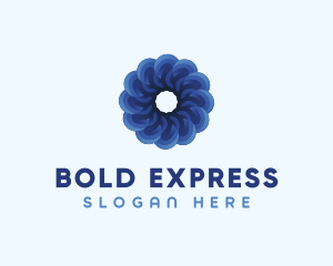 Blue Flower Garden logo design