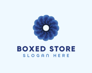 Blue Flower Garden logo design