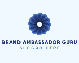 Blue Flower Garden logo design