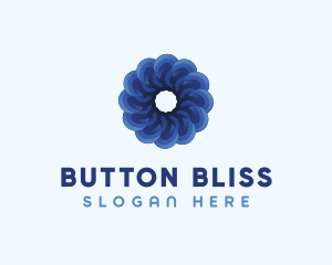 Blue Flower Garden logo design