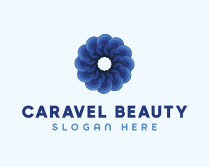 Blue Flower Garden logo design