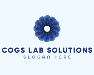 Blue Flower Garden logo design