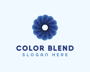 Blue Flower Garden logo design