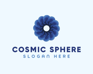 Blue Flower Garden logo design