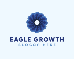 Blue Flower Garden logo design