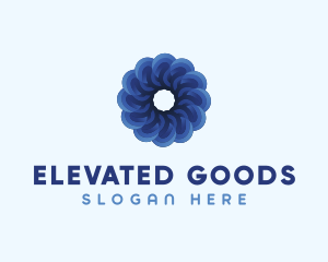 Blue Flower Garden logo design