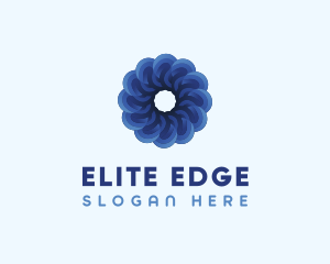 Blue Flower Garden logo design