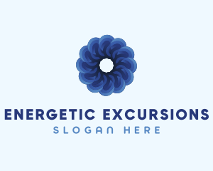 Blue Flower Garden logo design