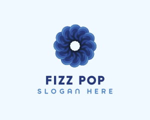 Blue Flower Garden logo design