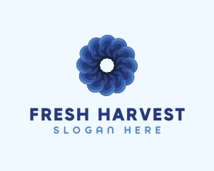 Blue Flower Garden logo design