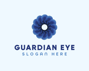 Blue Flower Garden logo design