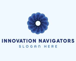 Blue Flower Garden logo design