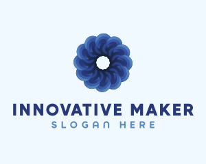 Blue Flower Garden logo design