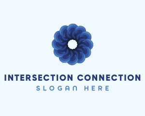 Blue Flower Garden logo design