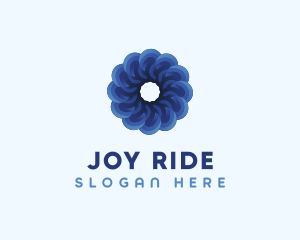 Blue Flower Garden logo design