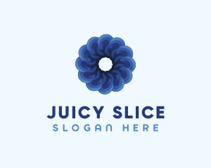 Blue Flower Garden logo design