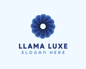 Blue Flower Garden logo design