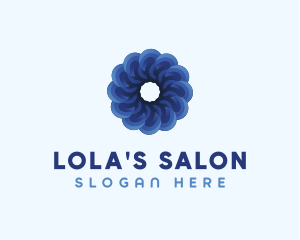 Blue Flower Garden logo design