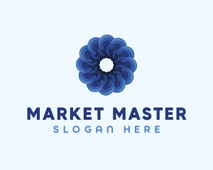 Blue Flower Garden logo design