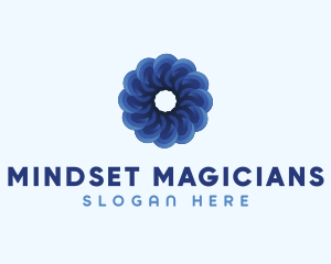 Blue Flower Garden logo design