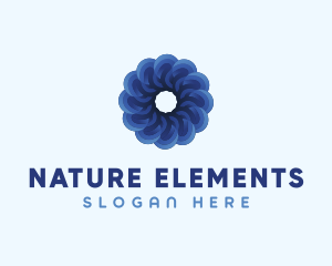 Blue Flower Garden logo design