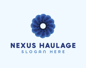 Blue Flower Garden logo design