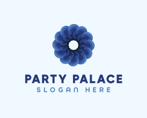 Blue Flower Garden logo design