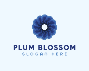 Blue Flower Garden logo design