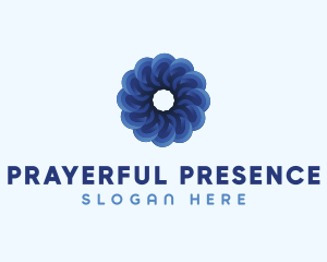 Blue Flower Garden logo design