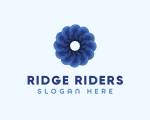 Blue Flower Garden logo design