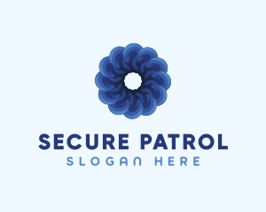 Blue Flower Garden logo design