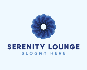 Blue Flower Garden logo design