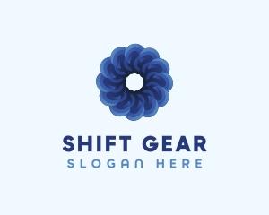 Blue Flower Garden logo design