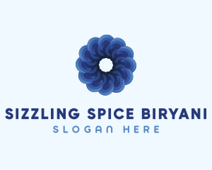 Blue Flower Garden logo design