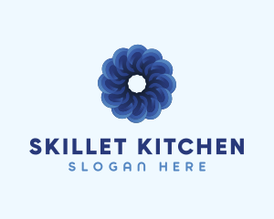 Blue Flower Garden logo design