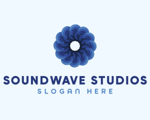 Blue Flower Garden logo design