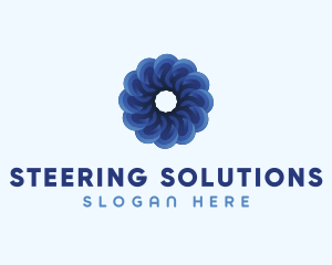 Blue Flower Garden logo design