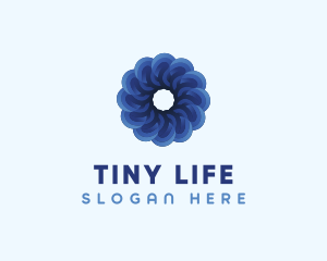 Blue Flower Garden logo design