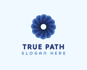 Blue Flower Garden logo design