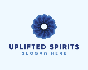 Blue Flower Garden logo design