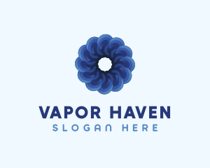 Blue Flower Garden logo design