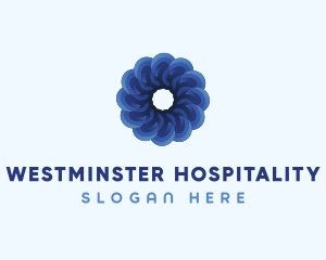 Blue Flower Garden logo design