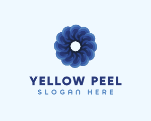 Blue Flower Garden logo design