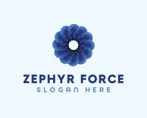 Blue Flower Garden logo design