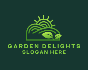 Organic Nature Landscape logo design