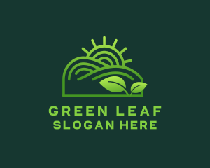 Organic Nature Landscape logo design